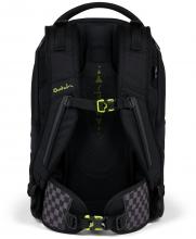 Satch Pack Dark Skate Jugendrucksack schwarz Karo verstellbar