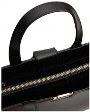 klassische Tommy Hilfiger Handtasche schwarz Reset Satchel