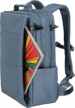 Businessrucksack jeansblau Travelite Workfloow nachhaltig