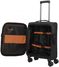 Bordtrolley schwarz orange Travelite Briize 4w Trolley S 55cm