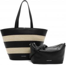 Mini Shopper Bailey Suri Frey Sommertasche Materialmix Black