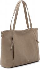 Shoppingbag mit Mustergurt Cory Suri Frey Taupe 