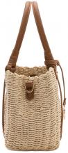 Korbtasche Orestina L.Credi Bast beige Sommer