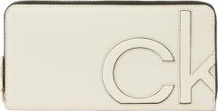 Calvin Klein Langbörse Damen CK Must Z/A Wallet LG EPI Mono safari canvas  mono