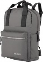 beschichteter Outdoorrucksack dunkelgrau Travelite Basics Plane