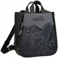 dunkelblauer Damenrucksack glitzernd bestickt Anekke Studio Navy