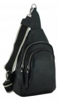 365 d.a.y.s Sydney Black schwarz Sling Bag Echtleder