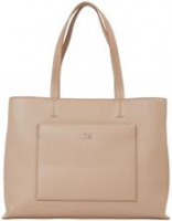 Calvin Klein Henkeltasche Chanterelle dunkelbeige Medium Tote Pebble Daily