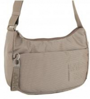 glänzende Umhängetasche MD20 Hobo Taupe Mandarina Duck 