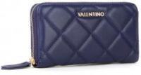 gesteppte Geldtasche Valentino Ocarina Blu Ziparound dunkelblau