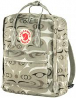 Backpack Fjällräven Kanken Art Sey grau Print