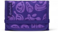 Jugendgeldbeutel lila Smileys Satch Wallet Bright Faces recycled