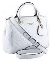 Kurzgrifftasche Marieke Guess White Logostickerei