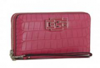 Big Wallet Guess Triple G SLG Fuchsia Reptiloptik