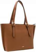 Shoppertasche Maira Cognac L.Credi braun genarbt