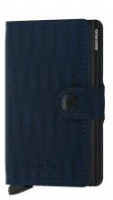 Kartenschutzetui Secrid Miniwallet Dash Navy schwarz blau RFID