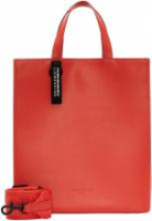 Kurzgrifftasche hellrot Tote Paper Bag S mexican peppers Liebeskind Glattleder