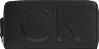 Zip Börse schwarz Calvin Klein Set Wallet LG Black RFID