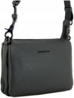 dunkelgraue Abendtasche Mandarina Duck Mellow Leather