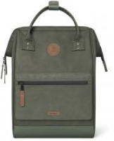 Outdoorbackpack dunkelgrün vegan Cabaia Adventurer Busan medium