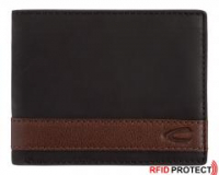 Geldbörse Herren camel active Taipeh matt schwarz braun RFID