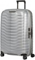 Rollenkoffer silber Samsonite Proxis M 69cm Leichtgewicht Hartschale