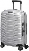 Samsonite Proxis Spinner S 55cm silber leichter Handgepäckkoffer Hartschale