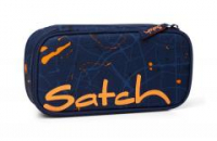 Schüttelpenal blau orange Satch Schlamperbox Pencil Box Urban Journey