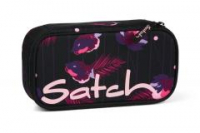 Satch Schlamperbox schwarz pink Blumenprint Mystic Nights