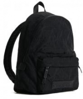 Desigual Mombasa Prisma Negro Stoffrucksack Ziernähte schwarz recycled