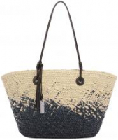 Suri Frey Henkeltasche Sandy blau beige maritim Bast