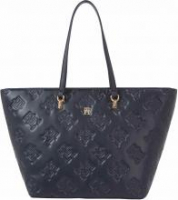 Tommy Hilfiger Shopper Monogramme TH Refined Tote Mono blau