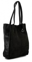 Jolie Ash Anker schwarz Kurzgrifftasche Harbour 2nd Veloursleder