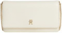 Überschlagtasche Refined Chain Crossover Tommy Hilfiger lange Kette goldfarben beige