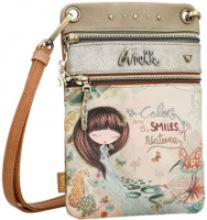 schmale Umhängetasche Crossbody Anekke Amazonia Glitzerdetails