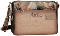 zweigeteilte Crossovertasche Anekke Dreamverse Land Statement beige