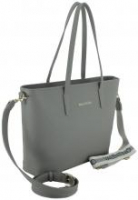 Henkeltasche grau Saffiano Valentino Zero Grigio Eco friendly