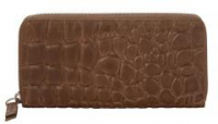 Liebeskind Waxy Croco ALGigiPS9 Taupe Geldbörse