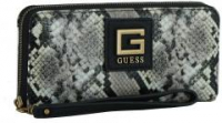 Schlangenlook Portemonnaie Guess Alva Natural Python