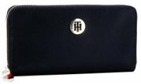 Damen Zipbörse Tommy Hilfiger Poppy ST Large ZA Wallet Desert Sky Blau