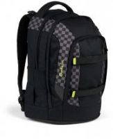 Satch Pack Dark Skate Jugendrucksack schwarz Karo verstellbar