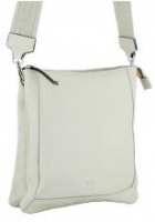 365 d.a.y.s Lund Beige Crossovertasche Leder zweigeteilt