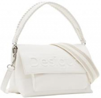 Desigual Überschlagtasche Venecia 2.0 Logo offwhite